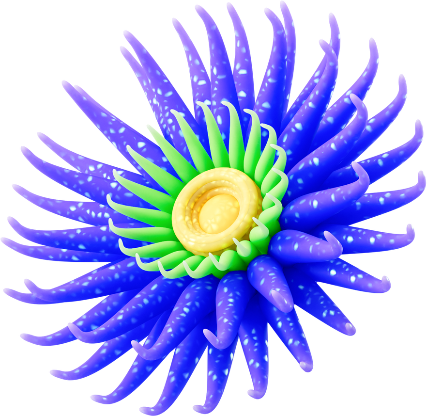 3D Microbial Decorative Element